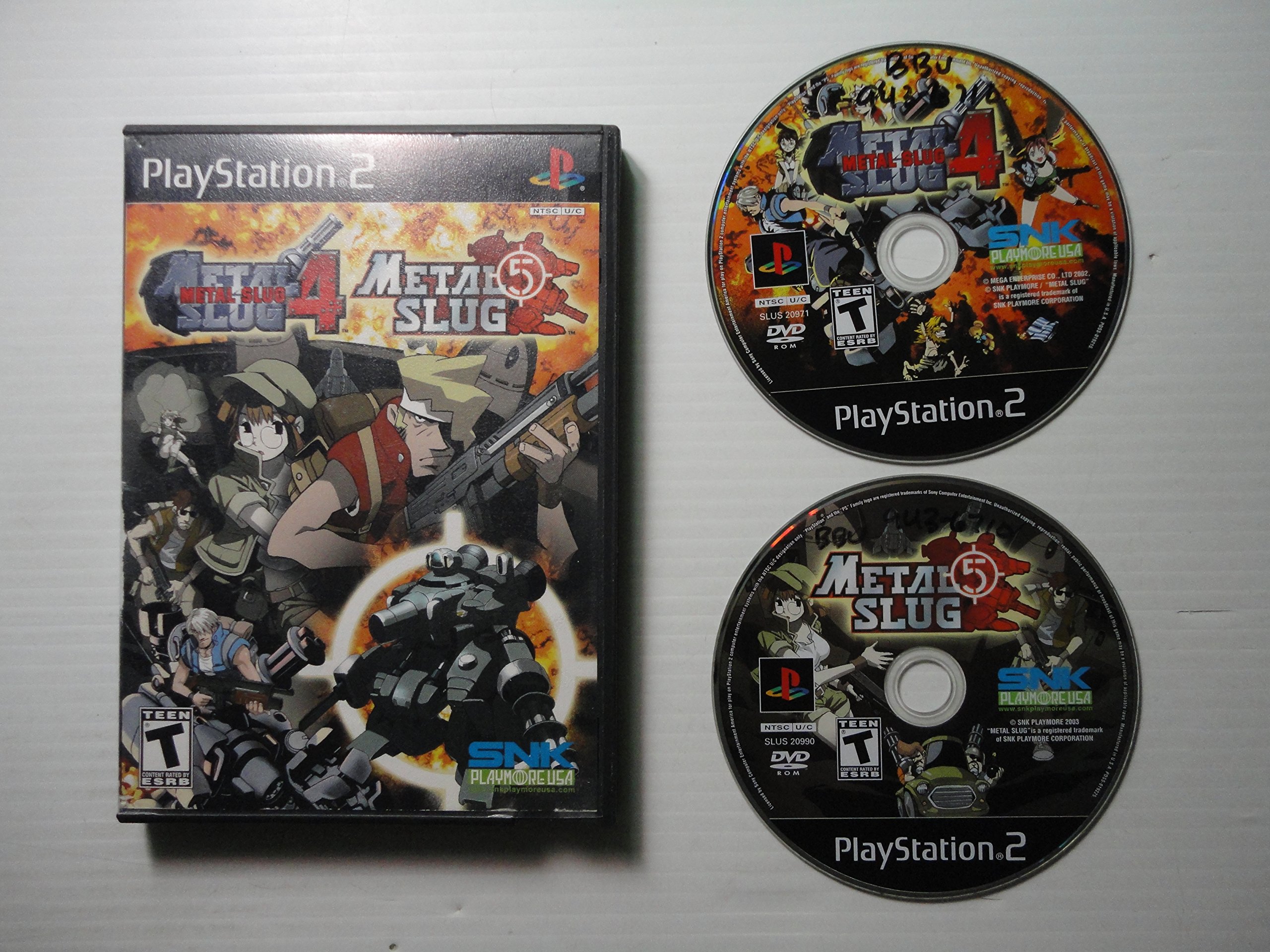 Amazon.com: Metal Slug 4 and 5 (2 Pack) - PlayStation 2 : Video Games